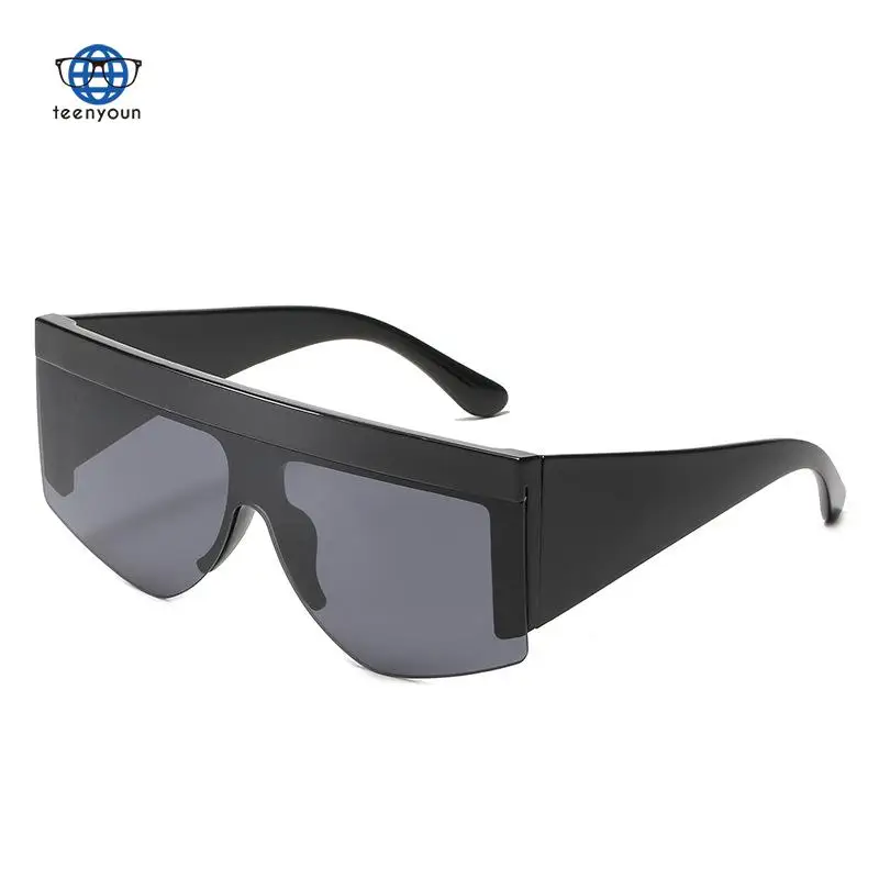 Teenyoun Froeign New Integrated Sunglasses Eyewear Punk Big Frame One Piece Glasses Fashion Flat Top Versatile Sun Gla
Teenyoun Froeign New Integrated Sunglasses Eyewear Punk Big Frame One Piece Glasses Fashion Flat Top Versatile Sun Gla