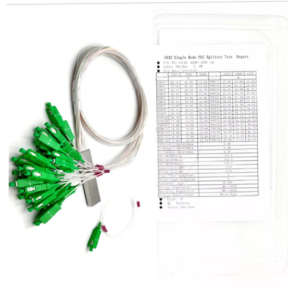 High quality10PCS/Lot 1x32 PLC SC/APC 1m SC UPC GPON EPON Steel Tube 0.9mm Mini PLC Fiber Optic Splitter Simplex splitter
High quality10PCS/Lot 1x32 PLC SC/APC 1m SC UPC GPON EPON Steel Tube 0.9mm Mini PLC Fiber Optic Splitter Simplex splitter