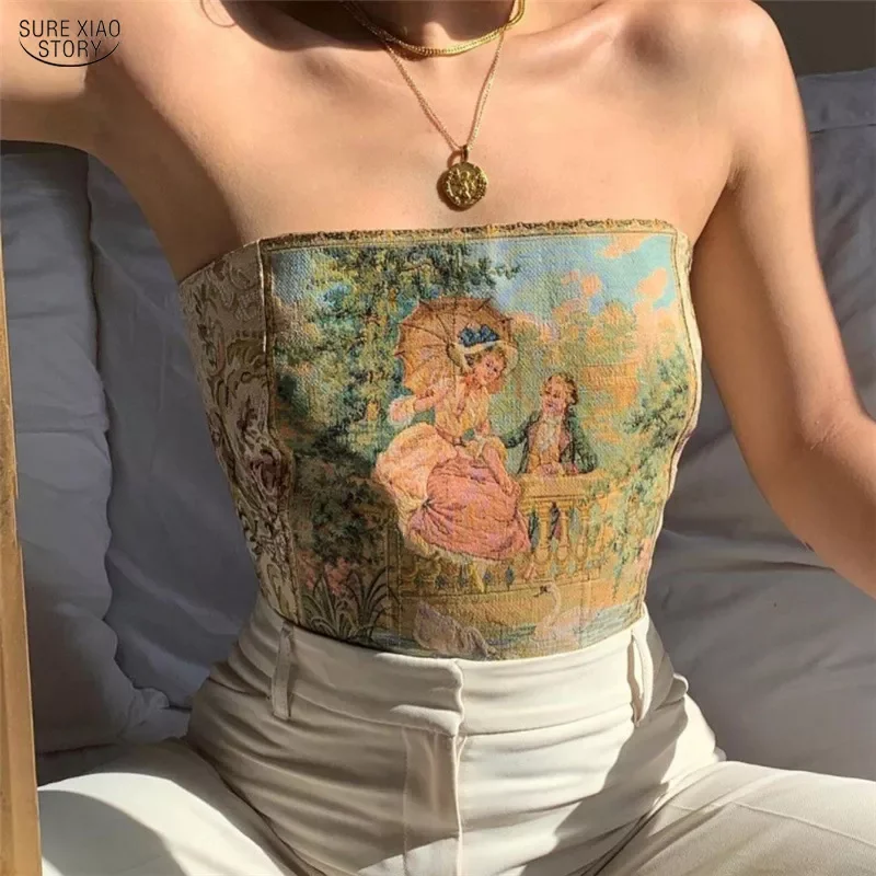 Women Sexy Off-Shoulder Tube Tops 2022 New Strapless Backless Printing Tank Vests Tops Sexy Women Party Club Wear Blouse
Women Sexy Off-Shoulder Tube Tops 2022 New Strapless Backless Printing Tank Vests Tops Sexy Women Party Club Wear Blouse