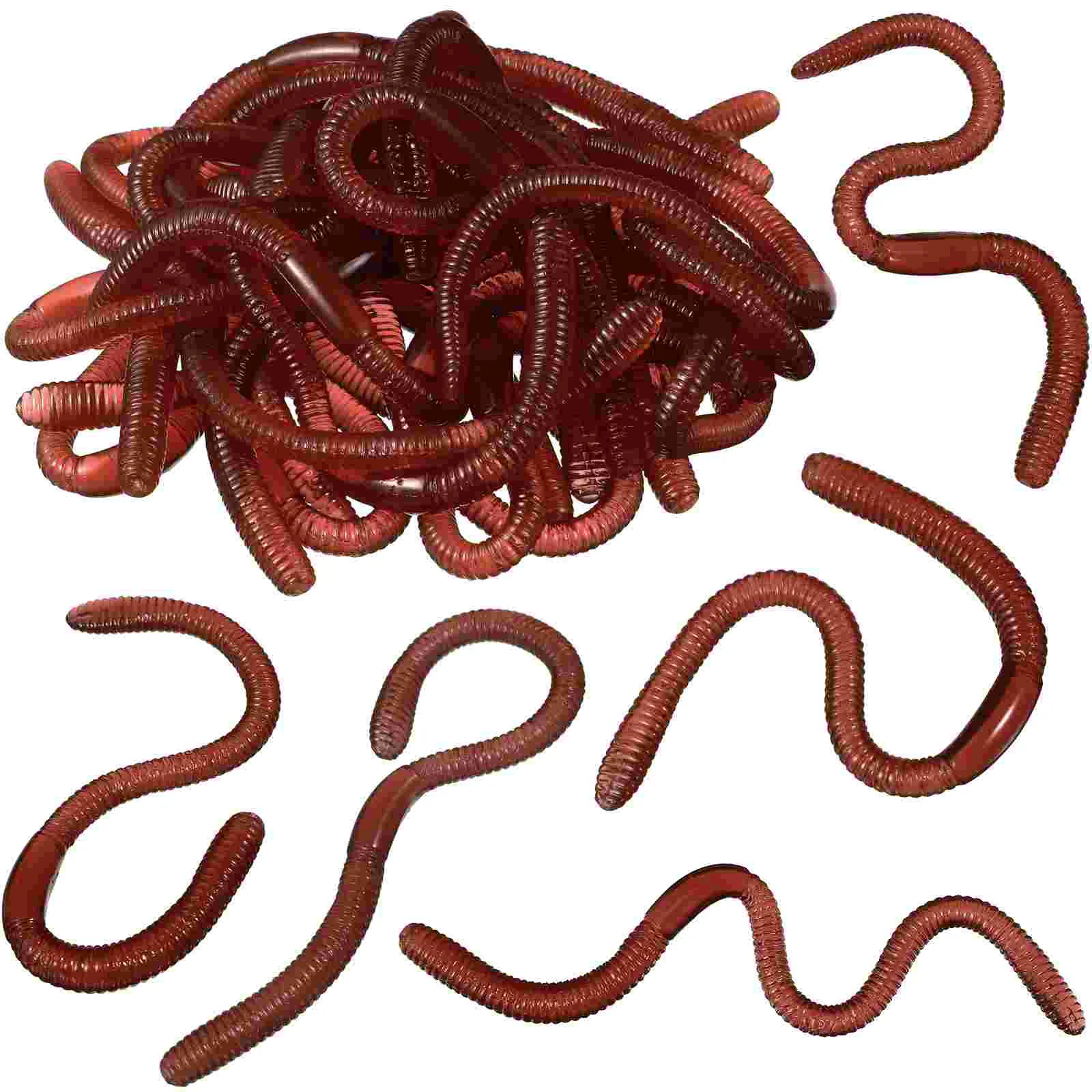 

Toys Earthworm Lure Earthworms Realistic Gifts Scare Gag Stretchy People Joke Pranks Kids April Fools Jokes Or Treat Trick Prank