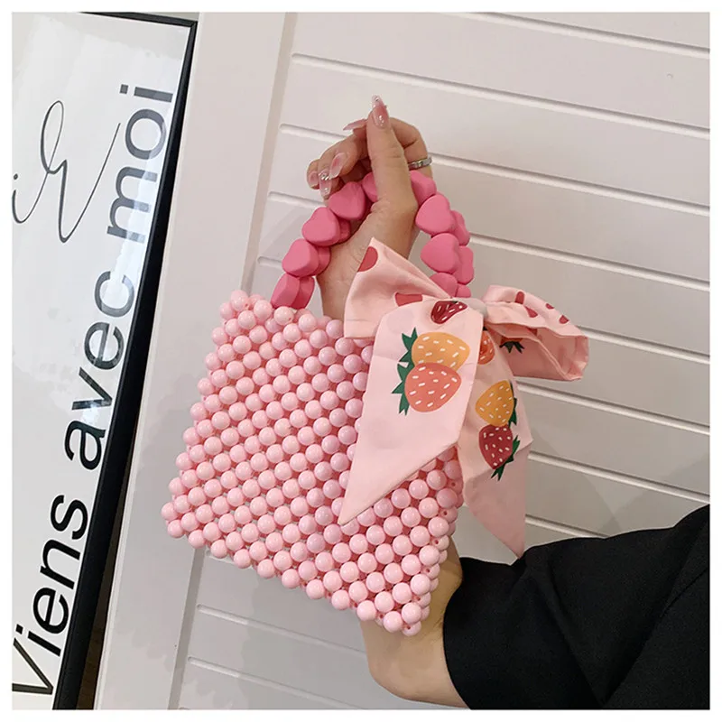 DIY Manual Woven Bag Fresh And Lovely Girl Bag Crystal Beaded Handbags 2022 Summer New Smart Phone Bag Imitation Bag Bowknot
DIY Manual Woven Bag Fresh And Lovely Girl Bag Crystal Beaded Handbags 2022 Summer New Smart Phone Bag Imitation Bag Bowknot