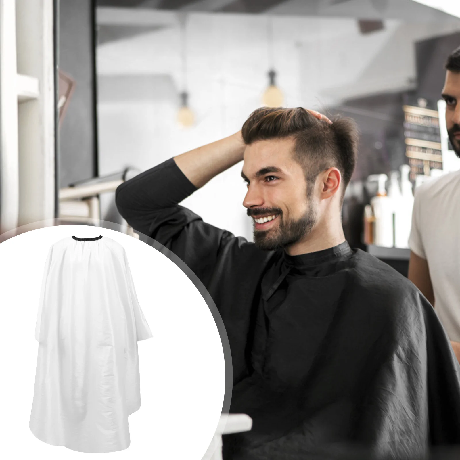 1Pc Hair Cutting Cape Waterproof Durable Practical Hairdressing Shawl for Home Salon Barbershop
1Pc Hair Cutting Cape Waterproof Durable Practical Hairdressing Shawl for Home Salon Barbershop