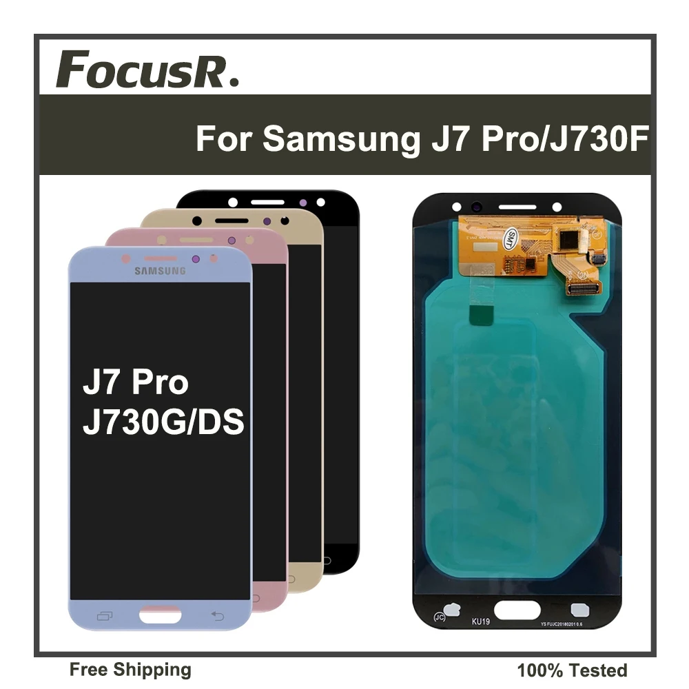 ЖК-дисплей 5,5 ''Super Amoled для Samsung Galaxy J7 Pro 2017 J730 J730F, сменный сенсорный экран с цифровым преобразователем в сборе
ЖК-дисплей 5,5 ''Super Amoled для Samsung Galaxy J7 Pro 2017 J730 J730F, сменный сенсорный экран с цифровым преобразователем в сборе
