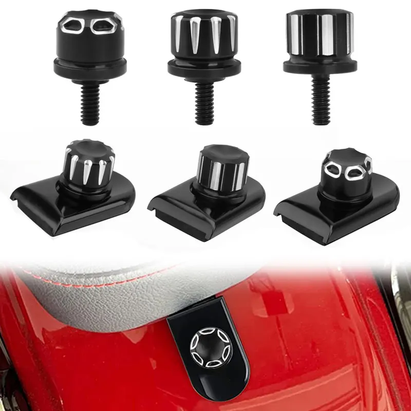 Motorcycle CNC Rear Fender Seat Bolt Screw Cover For Harley Touring Road King Street Glide Softail Dyna Sportster XL Street Bob
Motorcycle CNC Rear Fender Seat Bolt Screw Cover For Harley Touring Road King Street Glide Softail Dyna Sportster XL Street Bob
