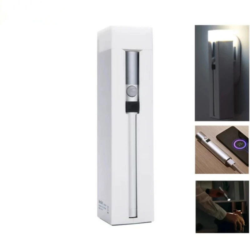 Multi-function Induction Flashlight Magnetic Suction Wall Light Table Lamp Mobile Power Supply Camping Hiking Emergency Lantern
Multi-function Induction Flashlight Magnetic Suction Wall Light Table Lamp Mobile Power Supply Camping Hiking Emergency Lantern