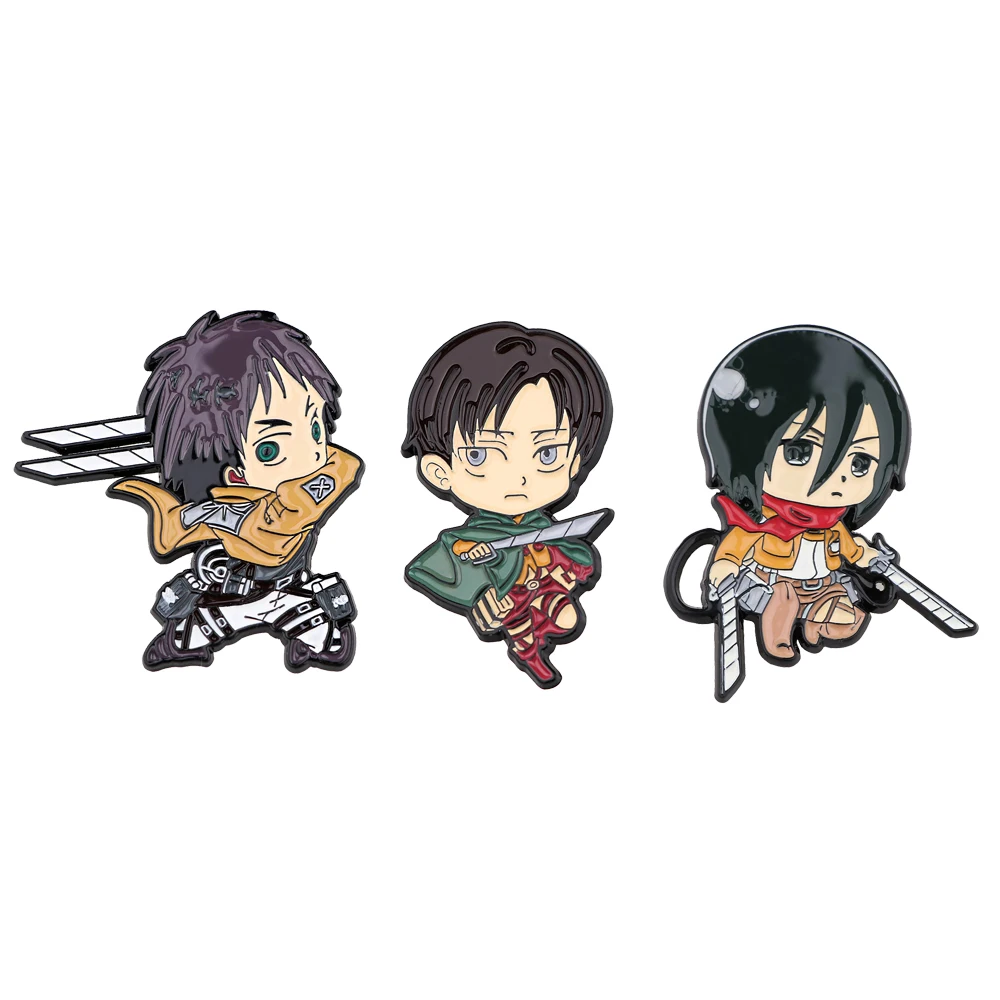 E3866 Japanese Brooches on Clothes Lapel Pin Badges on Backpack Brooch Manga Enamel Pin Jewelry Titans Attack Anime Accessories 
E3866 Japanese Brooches on Clothes Lapel Pin Badges on Backpack Brooch Manga Enamel Pin Jewelry Titans Attack Anime Accessories