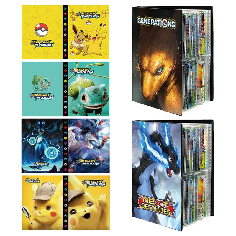 Pokemon Cards Album Book Anime Pikachu New Game Card Holder Collection Folder Letters Protector Cards Book Folder Kids Toy Gifts
Pokemon Cards Album Book Anime Pikachu New Game Card Holder Collection Folder Letters Protector Cards Book Folder Kids Toy Gifts