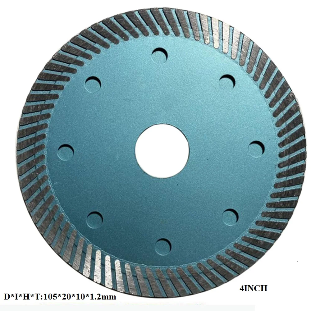1PC 105mm 4inch Diamond Saw Blade Porcelain Tile Turbo Diamond Dry Cutting Blade Disc Grinder Wheel Power Tools
1PC 105mm 4inch Diamond Saw Blade Porcelain Tile Turbo Diamond Dry Cutting Blade Disc Grinder Wheel Power Tools