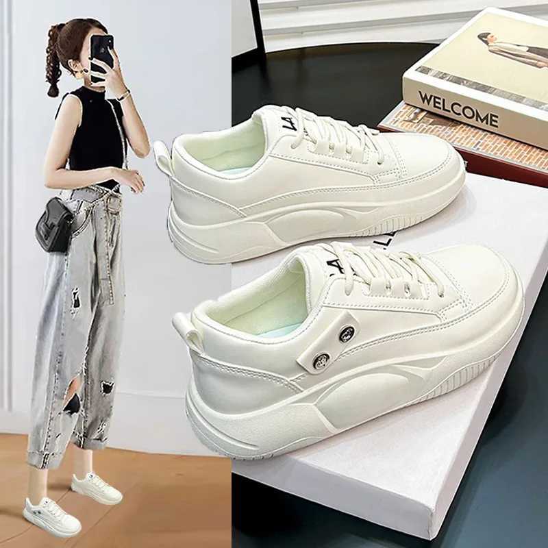 Little White Shoes 2023 Spring and Autumn New Versatile Female Student Thick Sole Board Shoes Casual Sports Women's Shoes
Little White Shoes 2023 Spring and Autumn New Versatile Female Student Thick Sole Board Shoes Casual Sports Women's Shoes