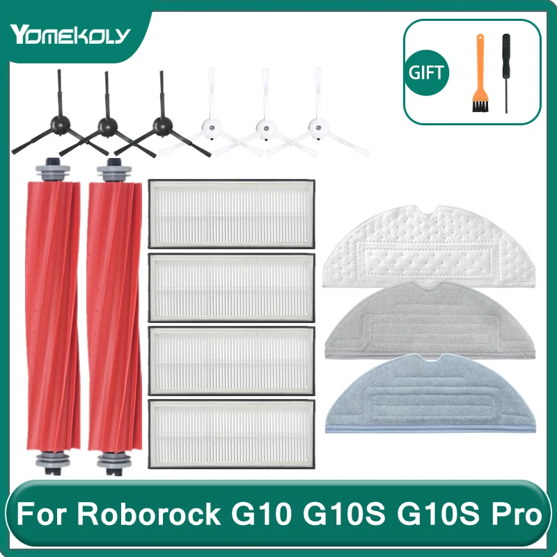 For Xiaomi Roborock S7 MaxV / S7 MaxV Plus / S7 MaxV Ultra / G10S Robot Vacuum Parts Main Side Brush Hepa Filter Mop Dust Bag
For Xiaomi Roborock S7 MaxV / S7 MaxV Plus / S7 MaxV Ultra / G10S Robot Vacuum Parts Main Side Brush Hepa Filter Mop Dust Bag