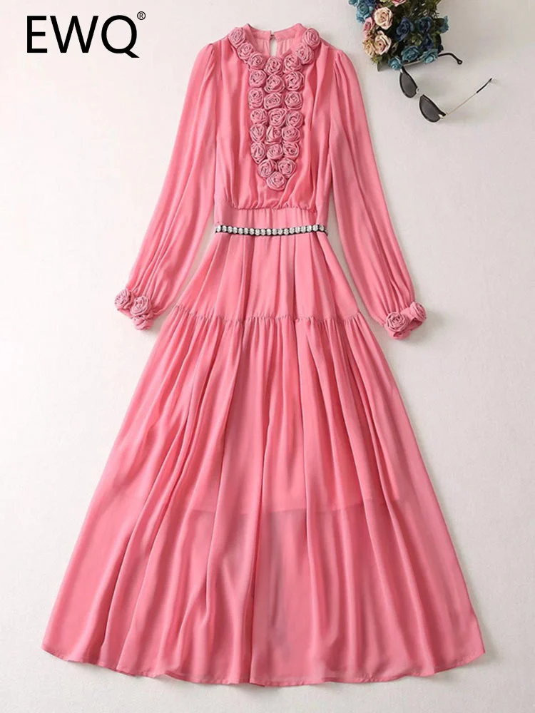 EWQ Sweet Style Y2K Long Dresse For Women Three-dimensional Flower Edible Tree Fungus Lace-up Dresses Spring Summer 2023 New
EWQ Sweet Style Y2K Long Dresse For Women Three-dimensional Flower Edible Tree Fungus Lace-up Dresses Spring Summer 2023 New