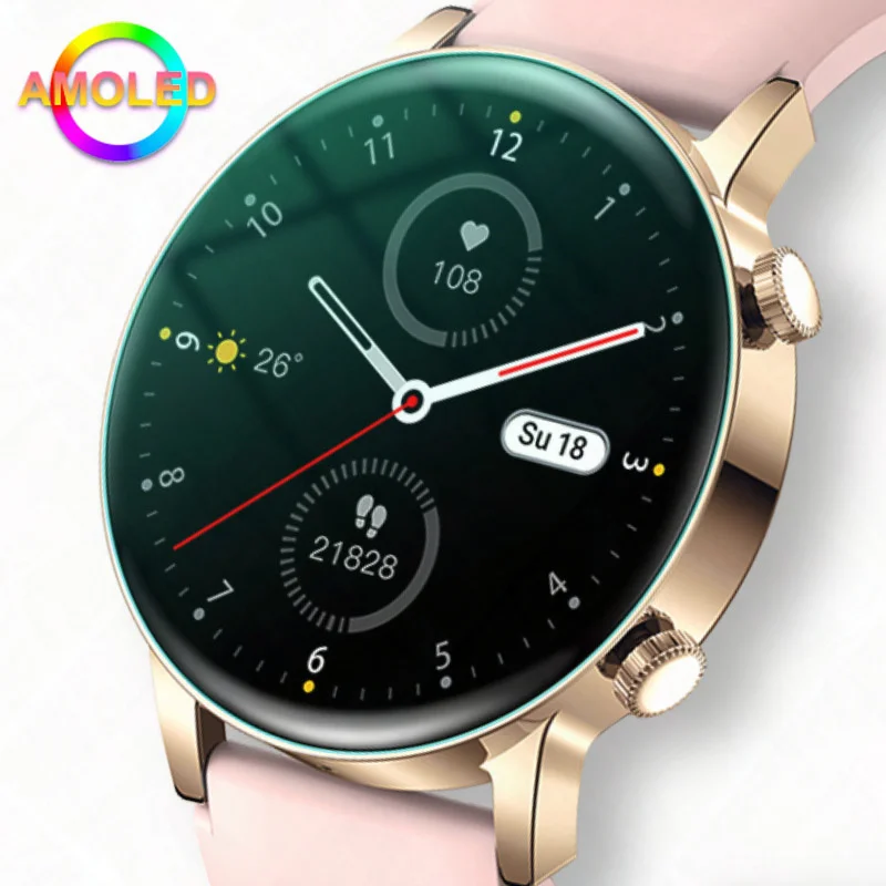 2022 New Smart Watch Women Men Round Amoled Screen 360*360 Smartwatch Bluetooth Call Waterproof Watch For Android Xiaomi Huawei
2022 New Smart Watch Women Men Round Amoled Screen 360*360 Smartwatch Bluetooth Call Waterproof Watch For Android Xiaomi Huawei