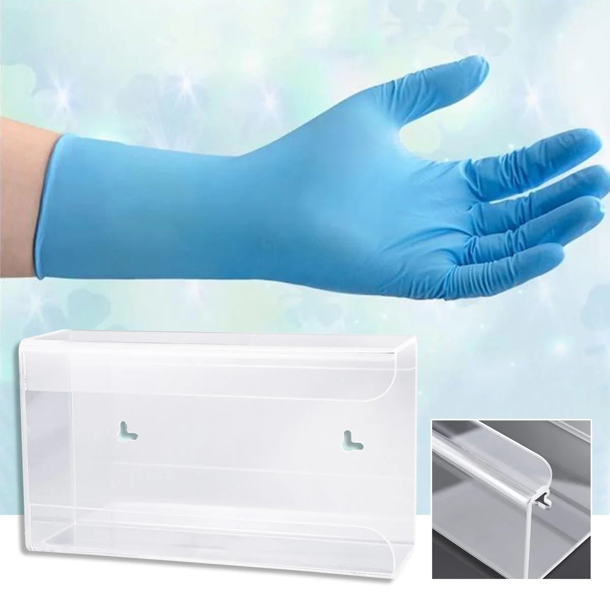 Glove Holder Wall Box Mount Organizer Dispenser Gloves Forcompartment Work Clips Case Cover Shoe Transparent Mounted Clear
Glove Holder Wall Box Mount Organizer Dispenser Gloves Forcompartment Work Clips Case Cover Shoe Transparent Mounted Clear