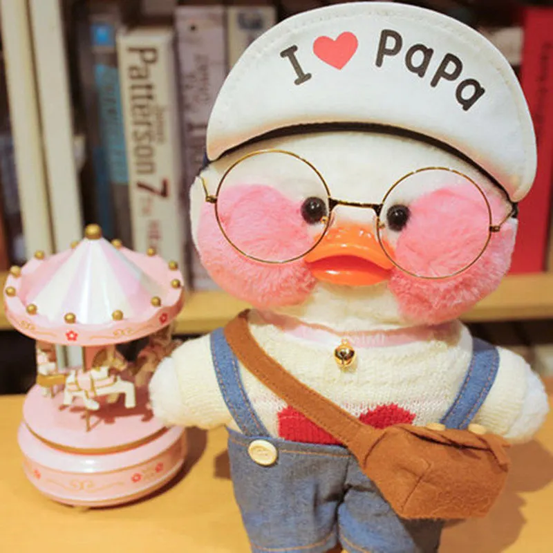 Soft LaLafanfan Duck Plush Toy 30cm Kawaii Stuffed Cafe Duck Doll Cartoon Clothes Animal Pillow Birthday Gift for Girls Kids DIY
Soft LaLafanfan Duck Plush Toy 30cm Kawaii Stuffed Cafe Duck Doll Cartoon Clothes Animal Pillow Birthday Gift for Girls Kids DIY