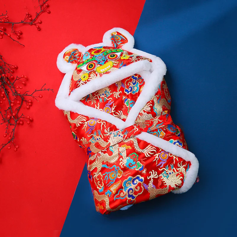 Baby Wrap Blanket Winter Thickened Chinese Style Traditioanl Feastive Newborn Swaddle Blanket Quilt for 0-1Years Gift Box
Baby Wrap Blanket Winter Thickened Chinese Style Traditioanl Feastive Newborn Swaddle Blanket Quilt for 0-1Years Gift Box