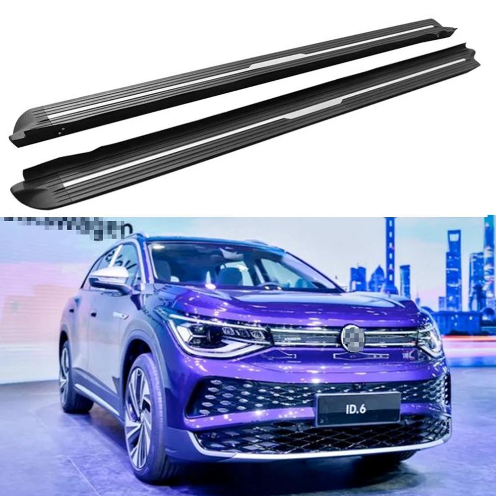 Fixed Running Boards Side Steps Pedals Nerf Protector Bar Fits for VW ID.6 2020-2023
Fixed Running Boards Side Steps Pedals Nerf Protector Bar Fits for VW ID.6 2020-2023