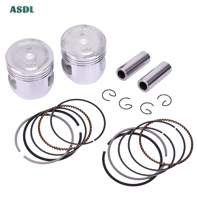 53.25mm Pin 15mm Motorcycle Engine Piston and Ring Kit For HONDA CA250 CA 250 CM250 CM 250 +25 Oversize 0.25 +0.25mm 2 Cylinder
53.25mm Pin 15mm Motorcycle Engine Piston and Ring Kit For HONDA CA250 CA 250 CM250 CM 250 +25 Oversize 0.25 +0.25mm 2 Cylinder