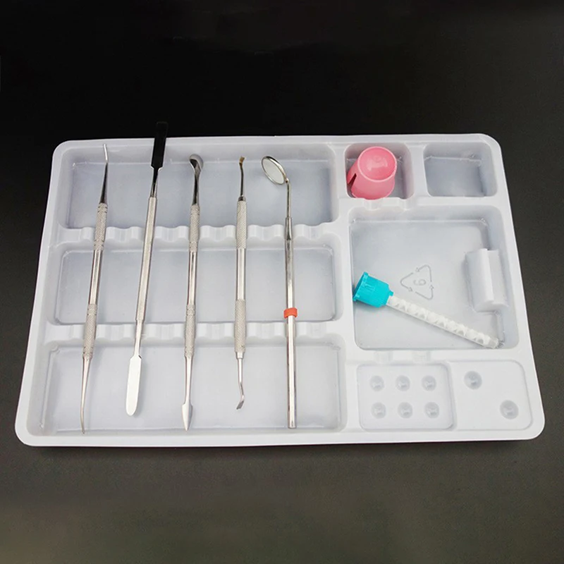1pc Dental Disposable Oral Package Mouth Mirror Tweezer Probe Instrument Box Disposable Plastic Dentist Tray
1pc Dental Disposable Oral Package Mouth Mirror Tweezer Probe Instrument Box Disposable Plastic Dentist Tray