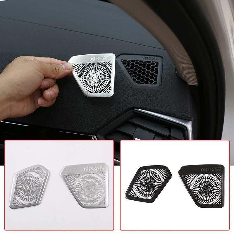 

2 Color Aluminum Alloy Car Styling Dashboard Air Condition Vent Frame Molding Cover Kit Trim For BMW 3 Series G20 G28 325li 2020