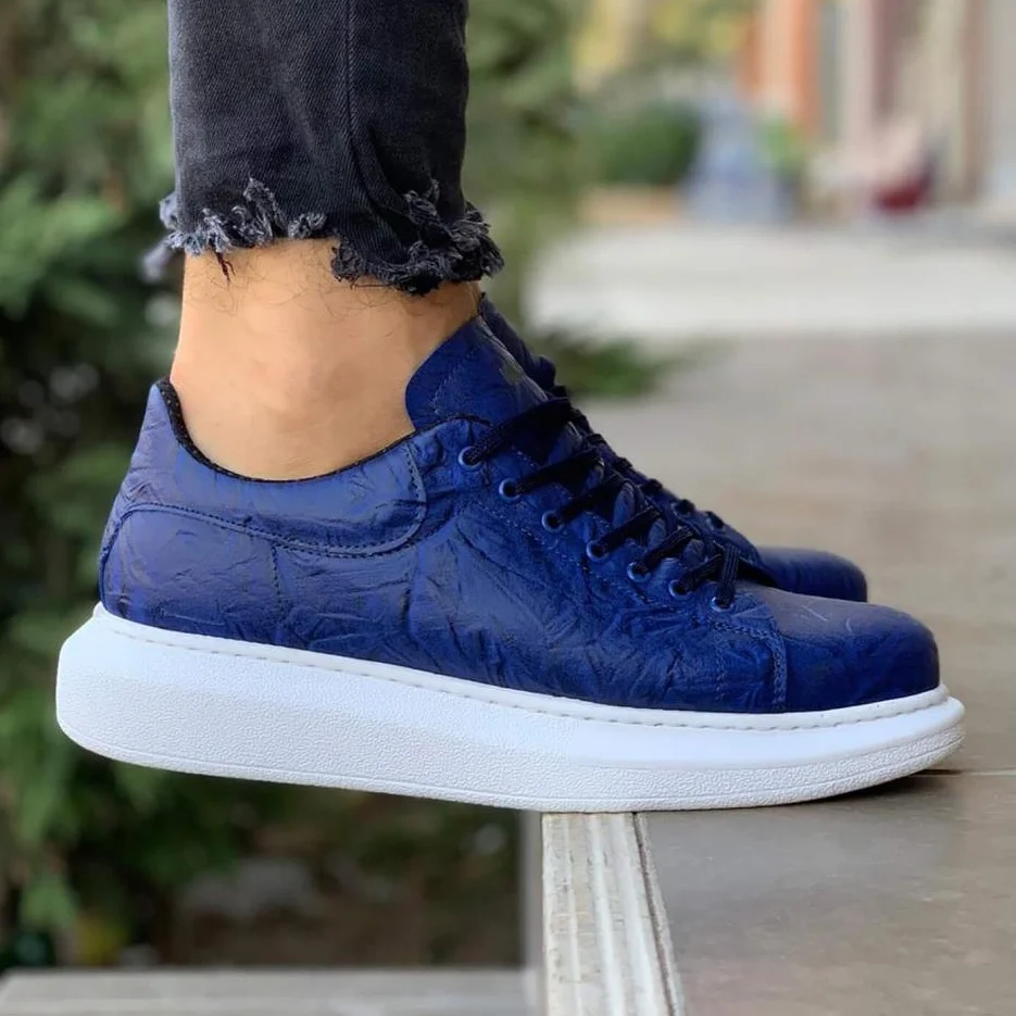 Knack High Outsole Casual Male Shoes 044 Navy Blue (Pattern) Street Fashion New Creation Cool Spring Summer Casual
Knack High Outsole Casual Male Shoes 044 Navy Blue (Pattern) Street Fashion New Creation Cool Spring Summer Casual