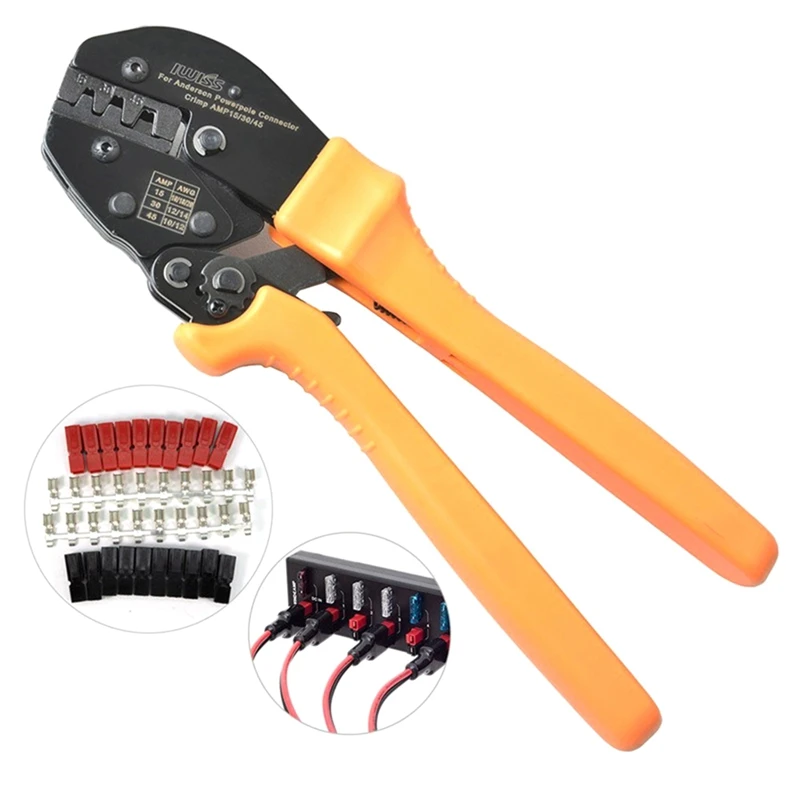 IWISS AP-153045A For Anderson Cable Plug Terminal Crimping Pliers Manual Tool Crimping Pliers
IWISS AP-153045A For Anderson Cable Plug Terminal Crimping Pliers Manual Tool Crimping Pliers