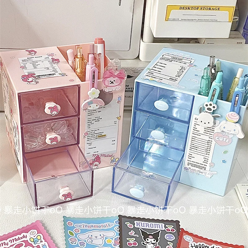 Kawaii Sanrio Cartoon Hellokittyed Kuromi My Melody Cinnamonroll Storage Box Student Desktop Multifunctional Home Dormitory
Kawaii Sanrio Cartoon Hellokittyed Kuromi My Melody Cinnamonroll Storage Box Student Desktop Multifunctional Home Dormitory