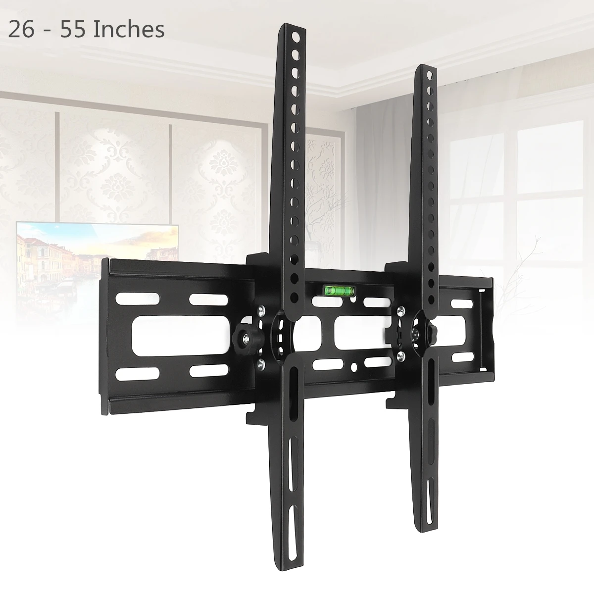 25/30/45/60/75KG Adjustable TV Wall Mount Bracket Flat Panel TV Frame Support 15 Degrees Tilt with Level for LCD LED Monitor
25/30/45/60/75KG Adjustable TV Wall Mount Bracket Flat Panel TV Frame Support 15 Degrees Tilt with Level for LCD LED Monitor