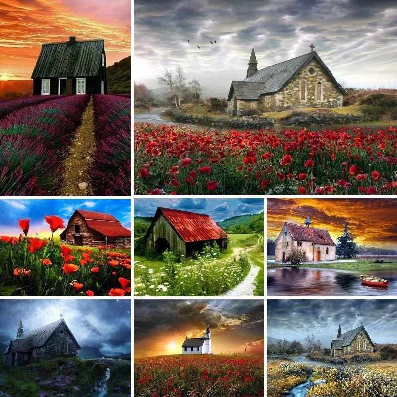 5D DIY Diamond Painting Hut Cabin Cottage Ireland Nature Landscape Full Round Diamond Mosaic Embroidery Cross Stitch Decor
5D DIY Diamond Painting Hut Cabin Cottage Ireland Nature Landscape Full Round Diamond Mosaic Embroidery Cross Stitch Decor