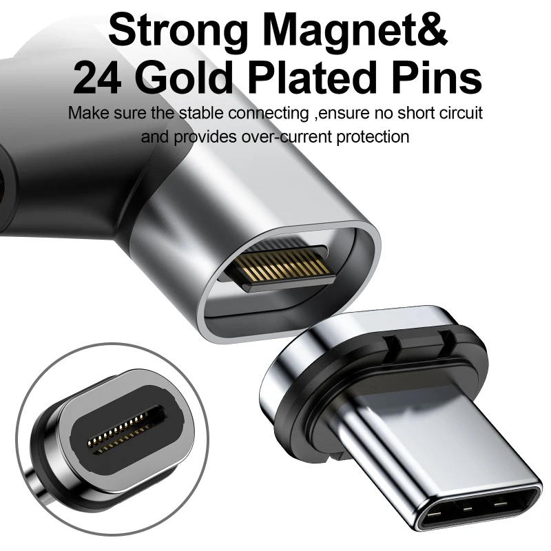 Charger Connector 10gb/s Magnet Charging Converter Aluminum Alloy Fast Charging For Iphone Samsung Magnetic Adapter Usbc 2 In 1
Charger Connector 10gb/s Magnet Charging Converter Aluminum Alloy Fast Charging For Iphone Samsung Magnetic Adapter Usbc 2 In 1