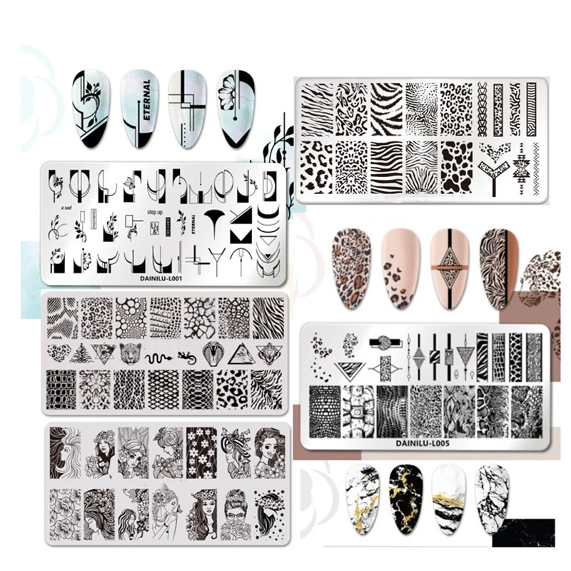 Nail Art Stamping Plate Marble Texture Leaf Flower Geometry Nail Polish Print Jelly Stamper Scrapper Tool Nails Accesories
Nail Art Stamping Plate Marble Texture Leaf Flower Geometry Nail Polish Print Jelly Stamper Scrapper Tool Nails Accesories
