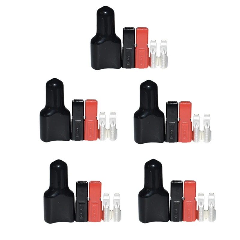 5 шт., 45A быстроразъемные коннекторы для электрических автомобилей, вилочных погрузчиков, гольф-погрузчиков
5 шт., 45A быстроразъемные коннекторы для электрических автомобилей, вилочных погрузчиков, гольф-погрузчиков