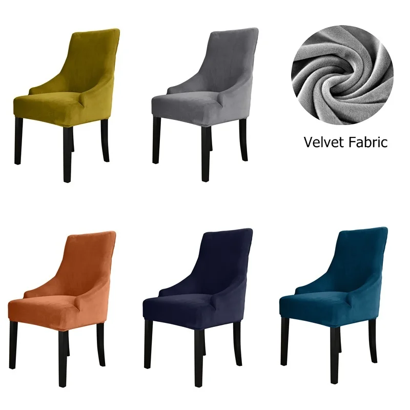 Бархатный Чехол на стул с высокой спинкой, однотонный чехол из спандекса для кресла, защита от грязи, для гостиной, офиса, дома
Бархатный Чехол на стул с высокой спинкой, однотонный чехол из спандекса для кресла, защита от грязи, для гостиной, офиса, дома