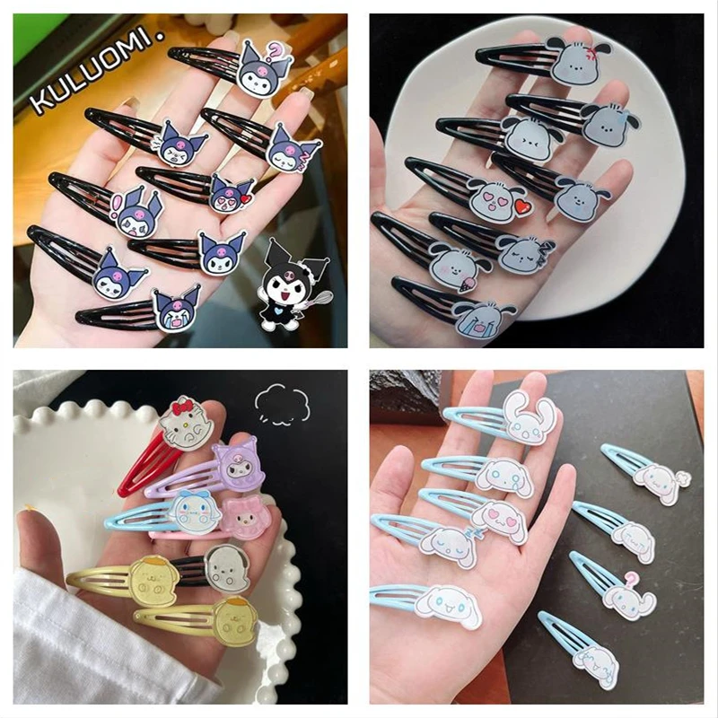 Заколка для волос Sanrio Kawaii Kuromi Cinnamoroll похладко KT Милая челка в форме сердца для девушек боковой зажим Креативные аксессуары для волос оптовая...
Заколка для волос Sanrio Kawaii Kuromi Cinnamoroll похладко KT Милая челка в форме сердца для девушек боковой зажим Креативные аксессуары для волос оптовая...