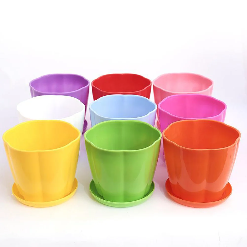 Nursery Pots Flower Container Starting Pots Planter Flower Pots Plants Bonsai Holder with Saucer Flower Container 13cm 9PCS
Nursery Pots Flower Container Starting Pots Planter Flower Pots Plants Bonsai Holder with Saucer Flower Container 13cm 9PCS