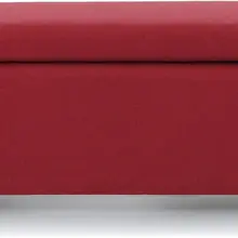 Fabric Storage Ottoman, Deep Red Futons sofa Floor cushion Inflatable sofa Loveseat sofa Bean bags chair