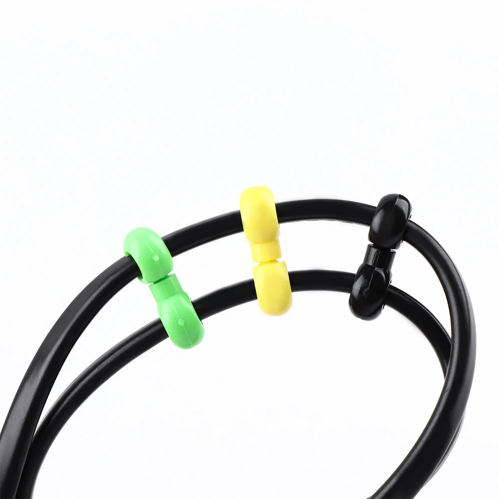 10Pcs MTB Road Bike Brake Line Pipe S-style 360 Degree Rotation Clips Buckle Cable Housing Clip Bicycle Derailleur Line Clips
10Pcs MTB Road Bike Brake Line Pipe S-style 360 Degree Rotation Clips Buckle Cable Housing Clip Bicycle Derailleur Line Clips