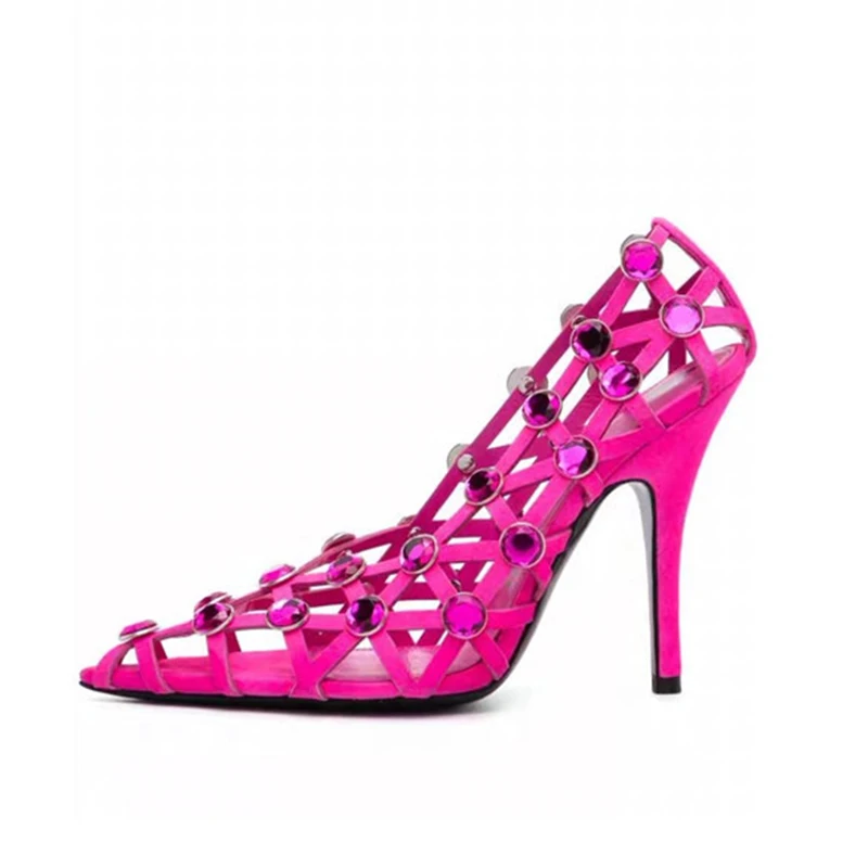Logo Custom Luxury Rhinestone Women Cut Out High Heels Diamonds Dress Sandals Ladies Party Stiletto Summer Shoes
Logo Custom Luxury Rhinestone Women Cut Out High Heels Diamonds Dress Sandals Ladies Party Stiletto Summer Shoes