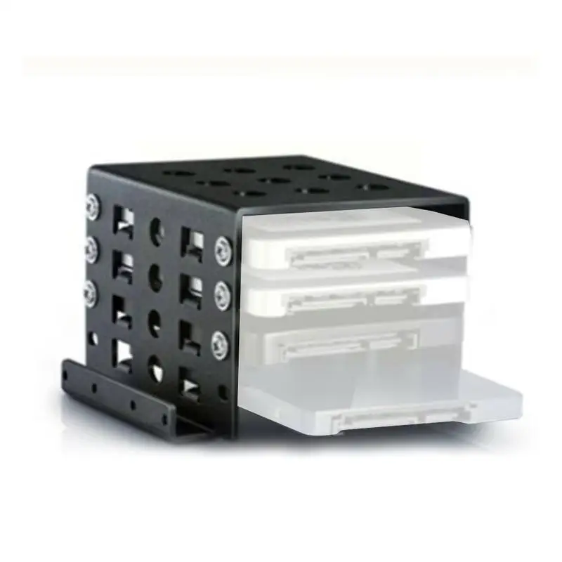 Aluminum 4-Bay 3.5 Inch To 2.5 Inch Hard Drive Adapter Expansion Frame SolidState Hard Disk Mobile Built-In Holder Bracket R8V8
Aluminum 4-Bay 3.5 Inch To 2.5 Inch Hard Drive Adapter Expansion Frame SolidState Hard Disk Mobile Built-In Holder Bracket R8V8