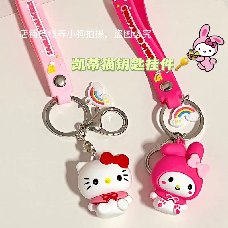 Kawaii Sanrios Keychain Cute Hellow Kittys My Melody Cinnamoroll Cartoon Backpack Pendant Car Keychain Toys for Girls Gift
Kawaii Sanrios Keychain Cute Hellow Kittys My Melody Cinnamoroll Cartoon Backpack Pendant Car Keychain Toys for Girls Gift