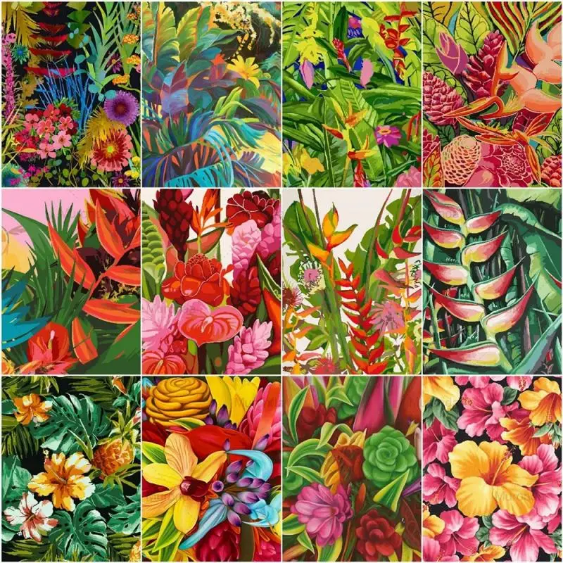 5D Diamond Painting Colorful Floral Botanical Full Drill Square/Round Diamond Mosaic Embroidery Flower Plant Picture Home Decor
5D Diamond Painting Colorful Floral Botanical Full Drill Square/Round Diamond Mosaic Embroidery Flower Plant Picture Home Decor