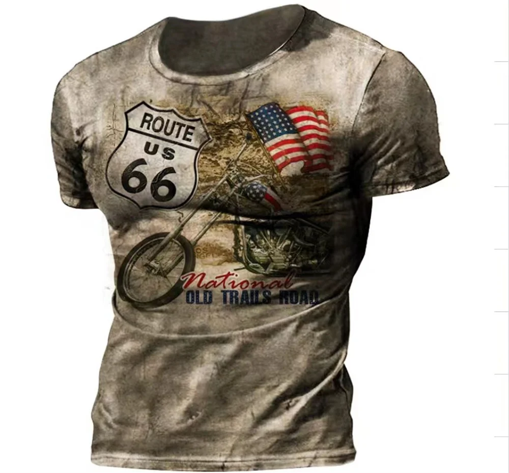 Vintage Motorcycle T-shirt Biker 3d Printed Classic Moto T Shirts Loose Oversized T Shirt 66 Route Racing Short Sleeve Camiseta
Vintage Motorcycle T-shirt Biker 3d Printed Classic Moto T Shirts Loose Oversized T Shirt 66 Route Racing Short Sleeve Camiseta