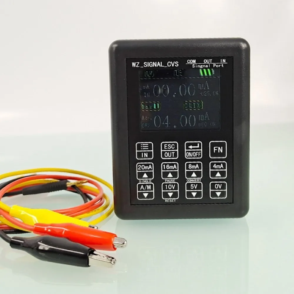 Precision 4-20mA 0-10V Signal Generator Process Controlling Signal Calibrator Constant Current Source 0-20mA Simulator
Precision 4-20mA 0-10V Signal Generator Process Controlling Signal Calibrator Constant Current Source 0-20mA Simulator