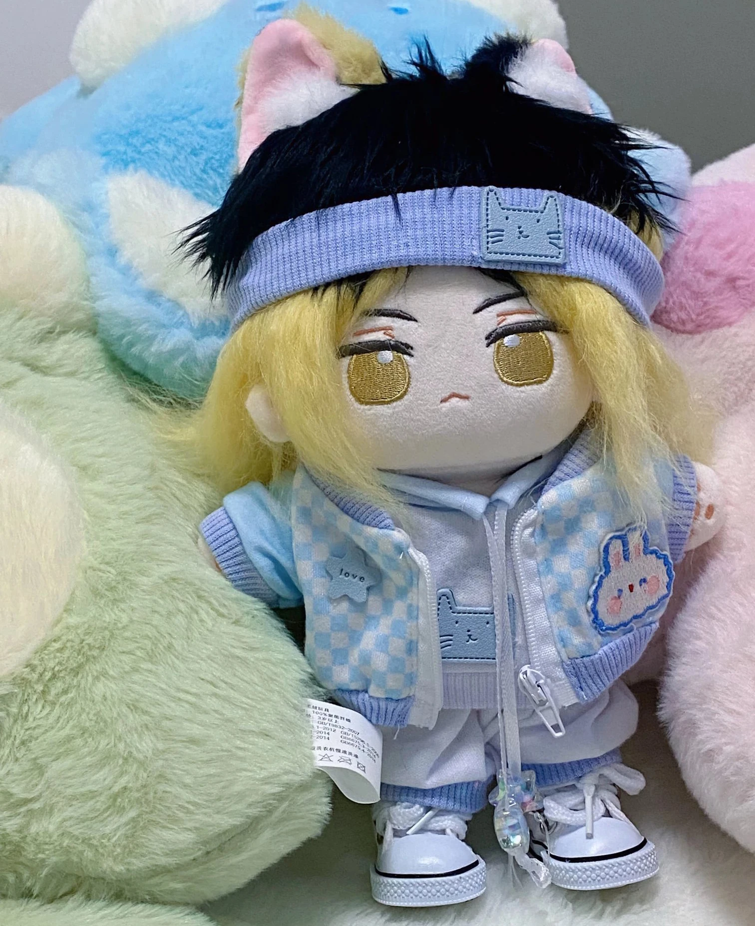 Плюшевая плюшевая кукла для косплея девочки, милые уши кролика, плюшевая подушка для тела, хлопковая игрушка, подарок для детей, 20 см 
Плюшевая плюшевая кукла для косплея девочки, милые уши кролика, плюшевая подушка для тела, хлопковая игрушка, подарок для детей, 20 см