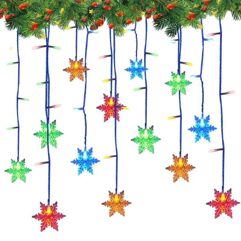 Snowflake String Light Curtain USB Curtain Snowflake Fairy Lights With 19 Drops Christmas Decorations Fairy Lights With 8 Modes
Snowflake String Light Curtain USB Curtain Snowflake Fairy Lights With 19 Drops Christmas Decorations Fairy Lights With 8 Modes