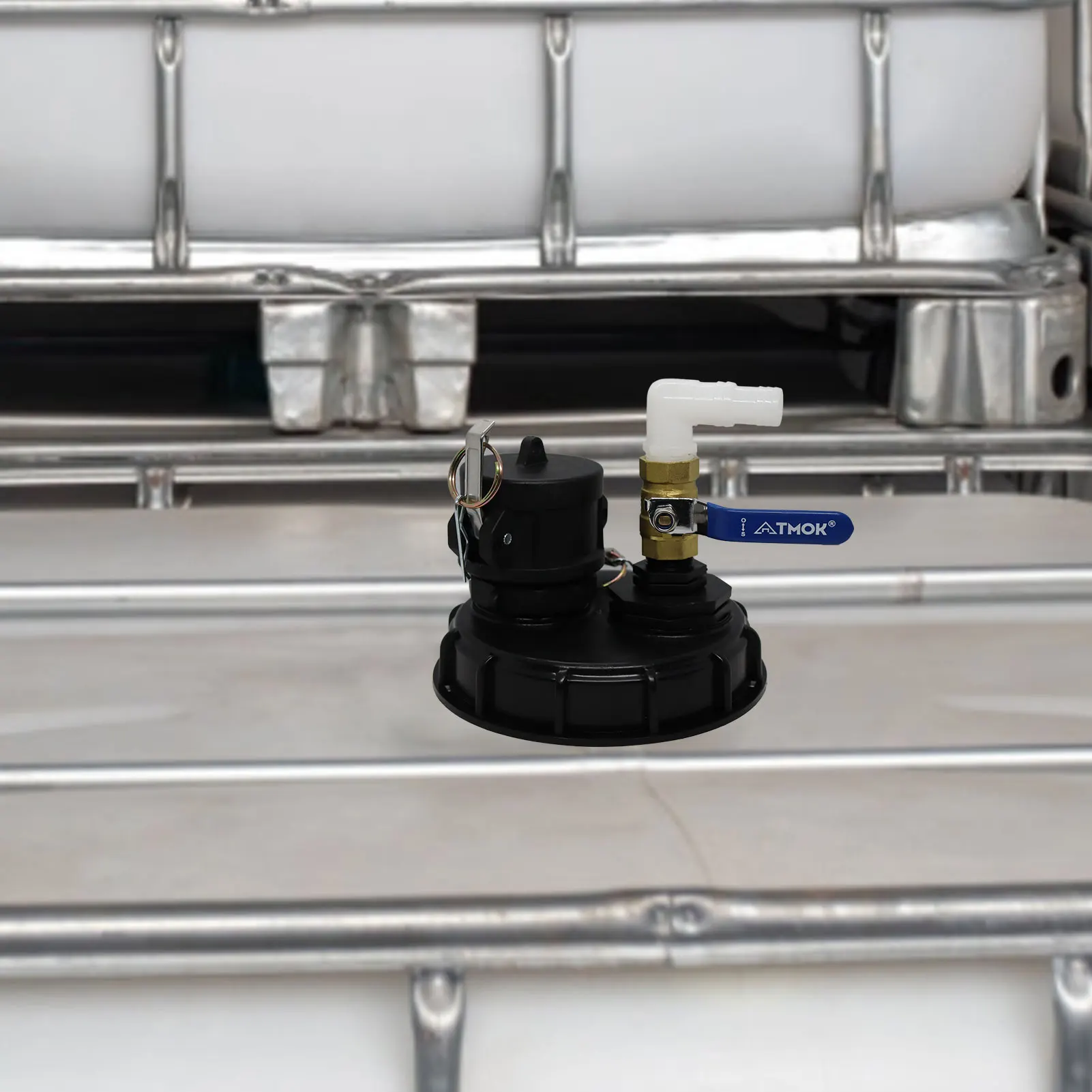 IBC Tote Adapter IBC Tank Cap Cover Lid Tons Fitting Connector With 90-Degree Elbow Professional Tons Barrels Cover For Garden
IBC Tote Adapter IBC Tank Cap Cover Lid Tons Fitting Connector With 90-Degree Elbow Professional Tons Barrels Cover For Garden