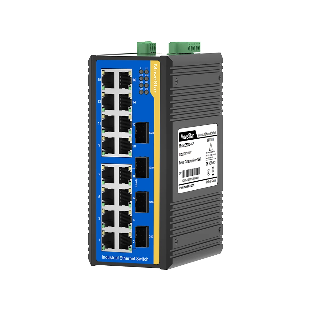Wholesale Best Seller Dc9 60v Dual Power Supply 4 100m Sfp Optical 16 Megabit Power Layer 2 Network Gigabit Ethernet Switch
Wholesale Best Seller Dc9 60v Dual Power Supply 4 100m Sfp Optical 16 Megabit Power Layer 2 Network Gigabit Ethernet Switch