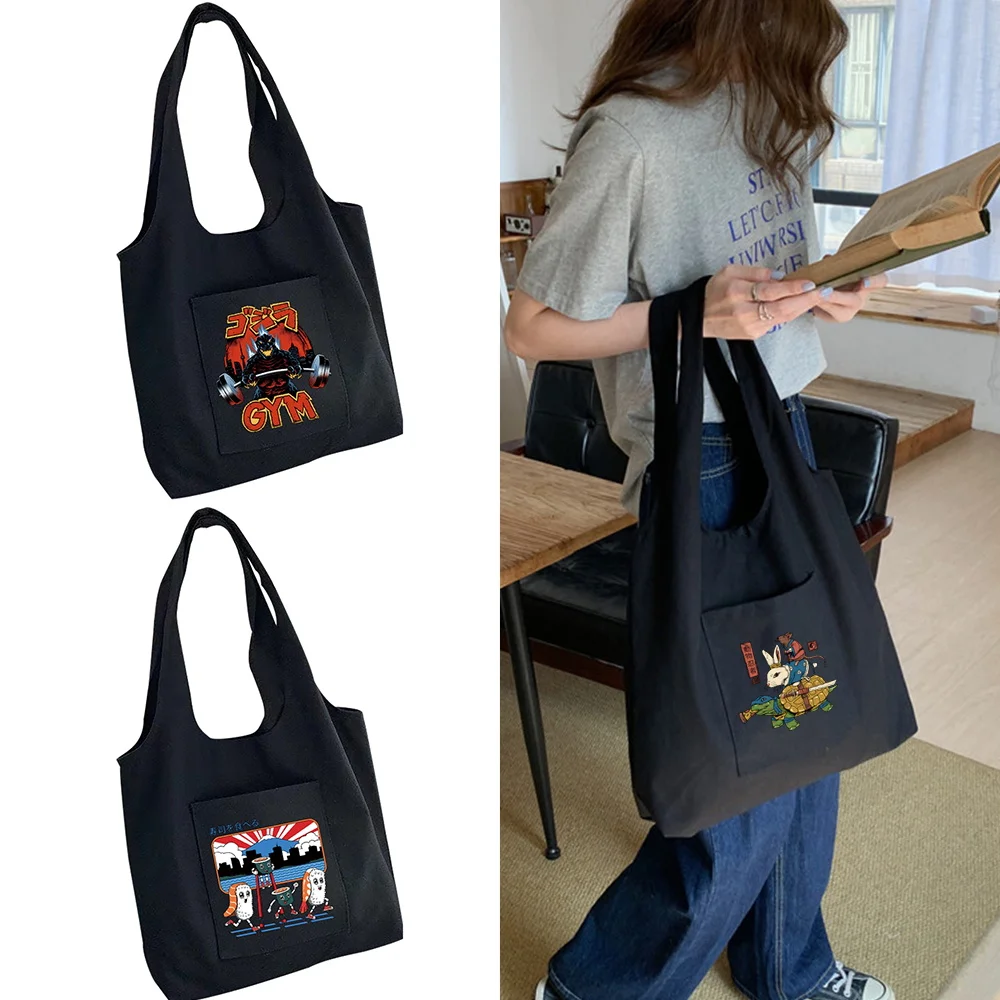Women's Fashion Shopping Bag Women's Canvas Commuter Shopping Vest Bags Cotton Bolsas Reusable Grocery Eco Tote Tote Bags
Women's Fashion Shopping Bag Women's Canvas Commuter Shopping Vest Bags Cotton Bolsas Reusable Grocery Eco Tote Tote Bags
