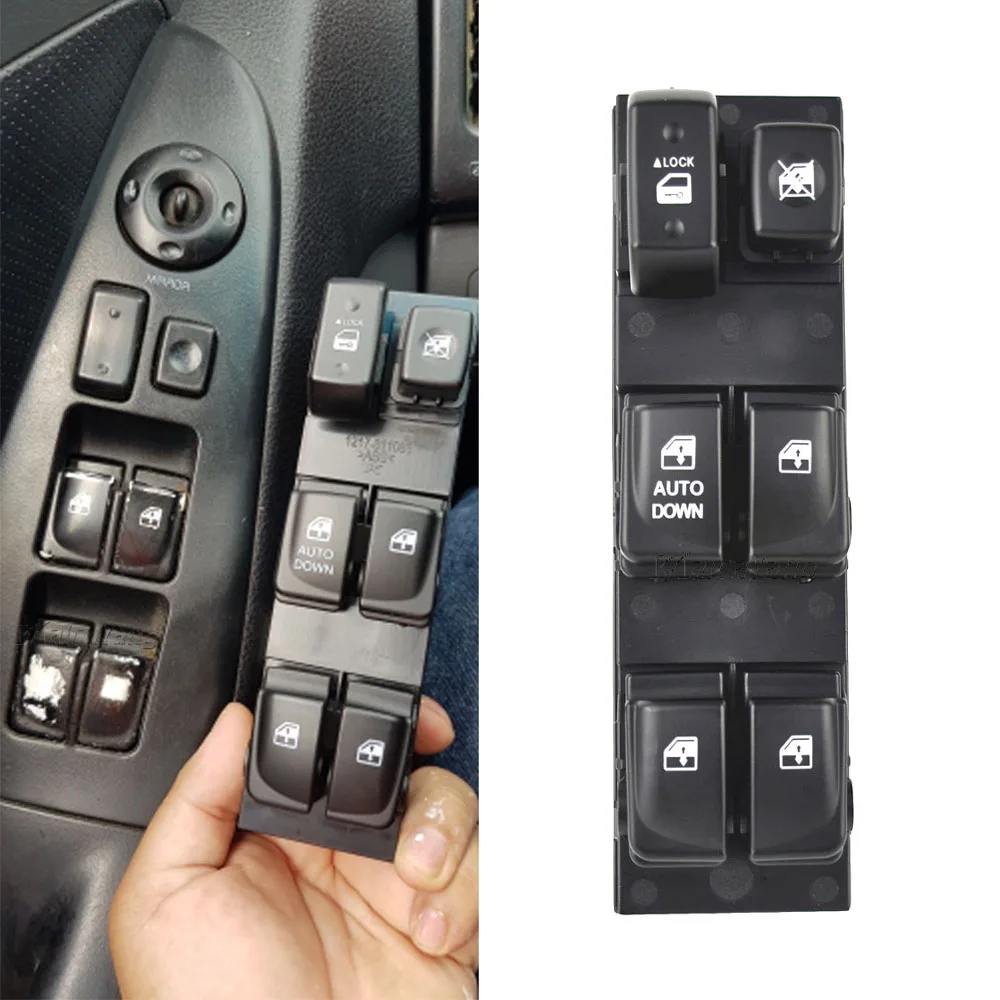 

Driver Side Electric Power Master Window Switch Lifter Button 93570-2H110 935702H110 For Hyundai Elantra HD 2007 2008 2009 2010