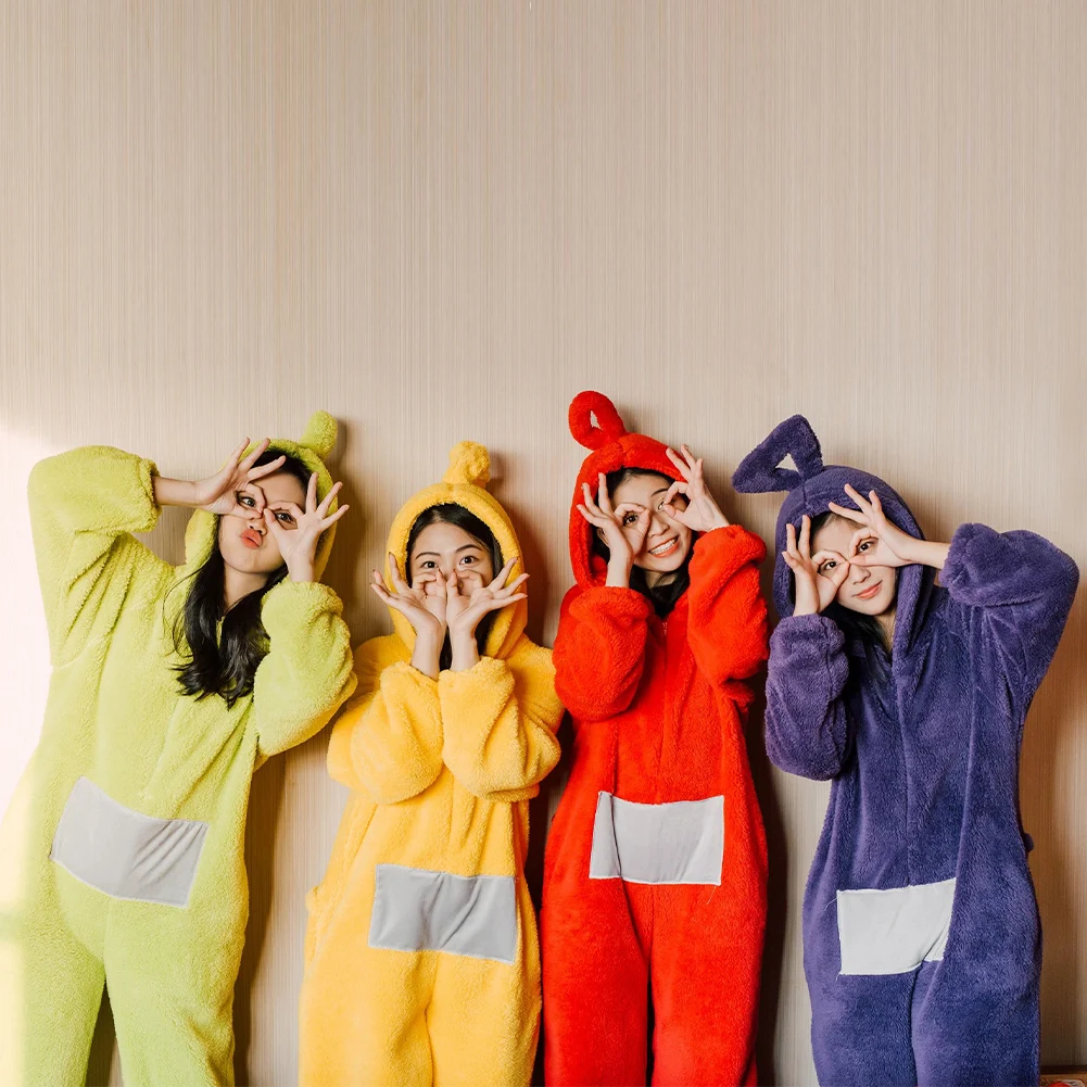 Модные костюмы для косплея Teletubbies, костюм, Рождественская Пижама, дипсия по Лала, тинки, Винки, комбинезоны, косплей костюм для детей
Модные костюмы для косплея Teletubbies, костюм, Рождественская Пижама, дипсия по Лала, тинки, Винки, комбинезоны, косплей костюм для детей
