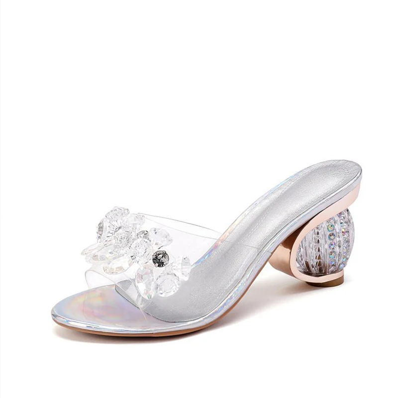 Summer Women Slippers Crystal Transparent Jelly Sandals Pumps Elegant High Heels Ladies Party Female Women's Shoes 2022
Summer Women Slippers Crystal Transparent Jelly Sandals Pumps Elegant High Heels Ladies Party Female Women's Shoes 2022